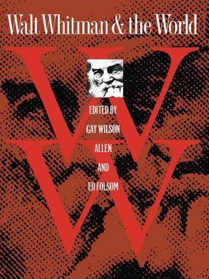 cover image of Walt Whitman and the World